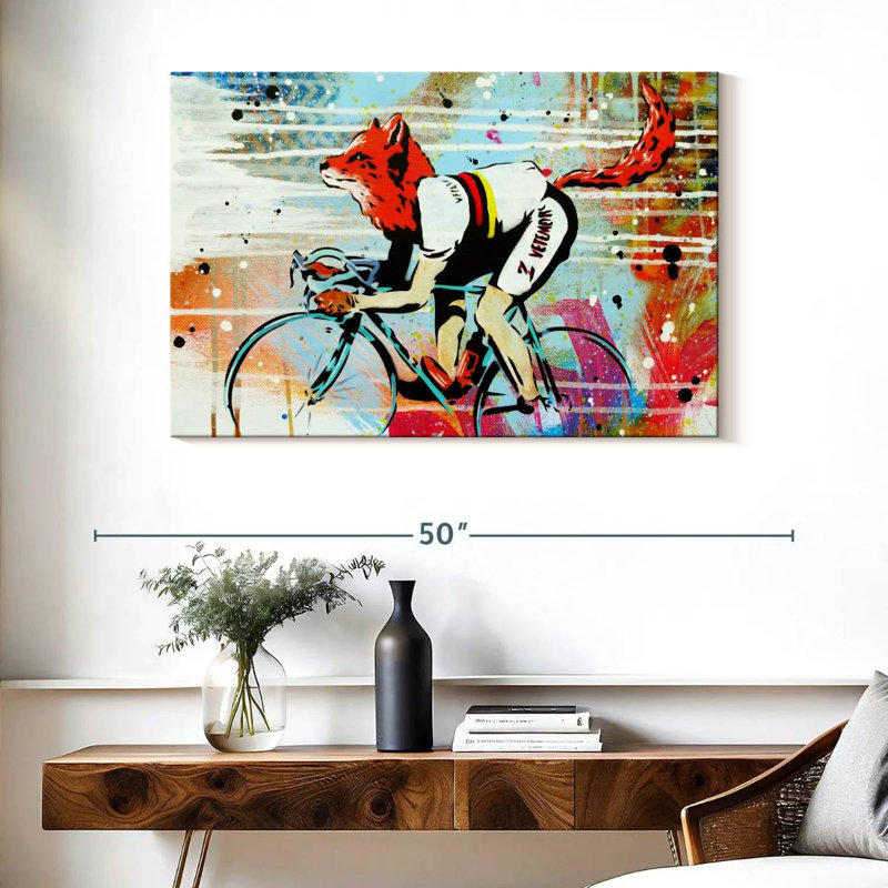 Brampt Le Fox, 26" H x 39" W