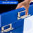 File Cabinet With Mini Size Metal File Organizer Document Organizer, 10 Tier With 10 Drawer For Home Office, Office Desk File Blue