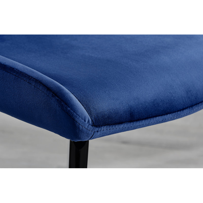 Ensemble repas pour 4 personnes Aashdon, Bleu foncé/noir