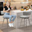 Ensemble de tabourets de bar pivotants à hauteur de comptoir, tabourets de comptoir de cuisine en cuir de 26 po pour îlot de cuisine-1582188992-1582188996