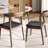 Modern Round Pedestal Dining Kitchen Table Set With Curved-Back Chairs-428645394-428645389-428645388