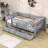 Wood Daybed with Two Drawers-133426895-133363285