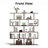 Geometric Bookcase 62.6'' H Geometri 5-Tier Bookcase-663637666