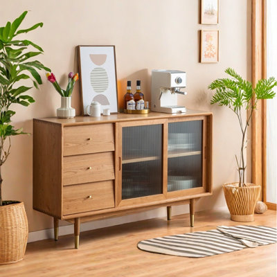 Nordic Style Solid Wood Sideboard