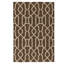 Flatweave Wool Area Rug in Espresso-1495144057