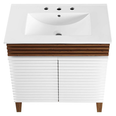 Armoire de meuble-lavabo 30 po Render