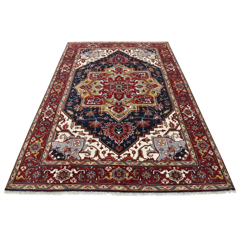 Tapis unique en laine nouvel âge 9 pi x 12 pi Emolene