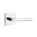 Helios Flat Passage (Hall & Closet) Door Lever with Square Rosette