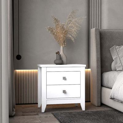 Table de chevet 2 tiroirs Windsor Wengue
