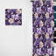 Mauve persan Paisleys III - Rideau floral - Rideau floral obscurcissant - 1 panneau-107594974