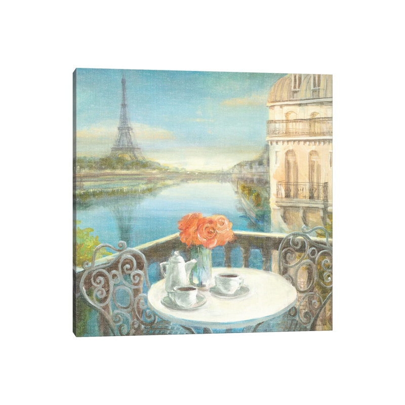 Morning On The Seine by Danhui Nai - Print on Canvas, 45.72 cm H x 45.72 cm W x 1.91 cm D, Wrapped Canvas