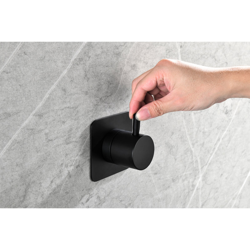 Valve de débit et de débit de douche réglable 3/4 po - Poignée en laiton