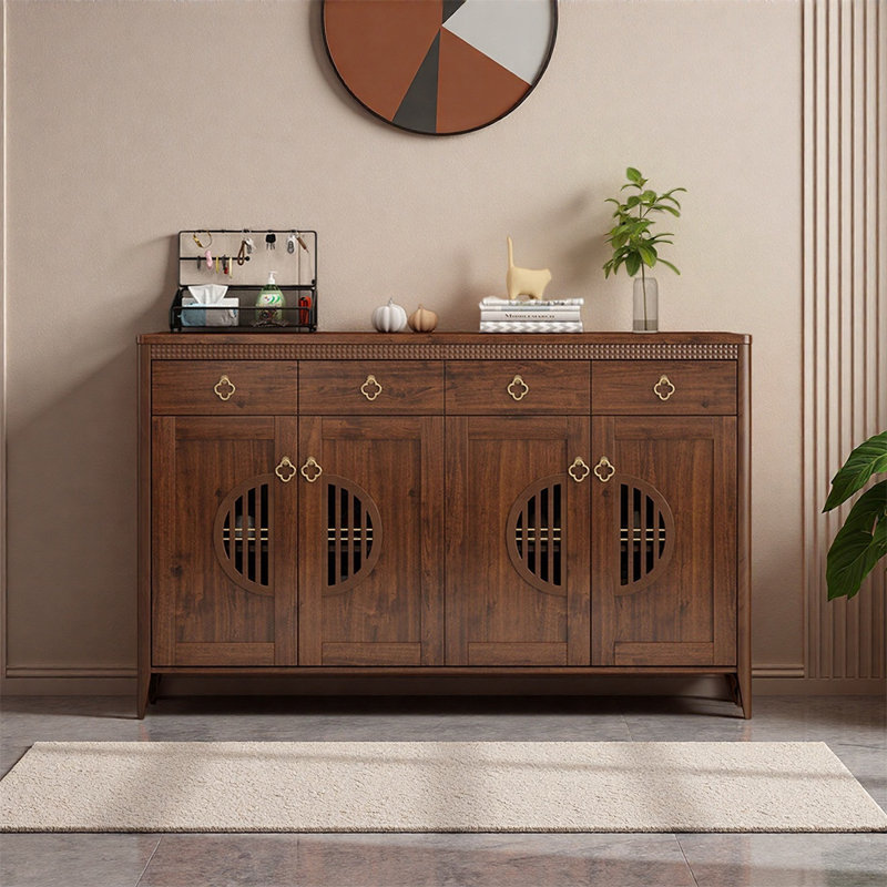 New Chinese style storage shoe cabinet