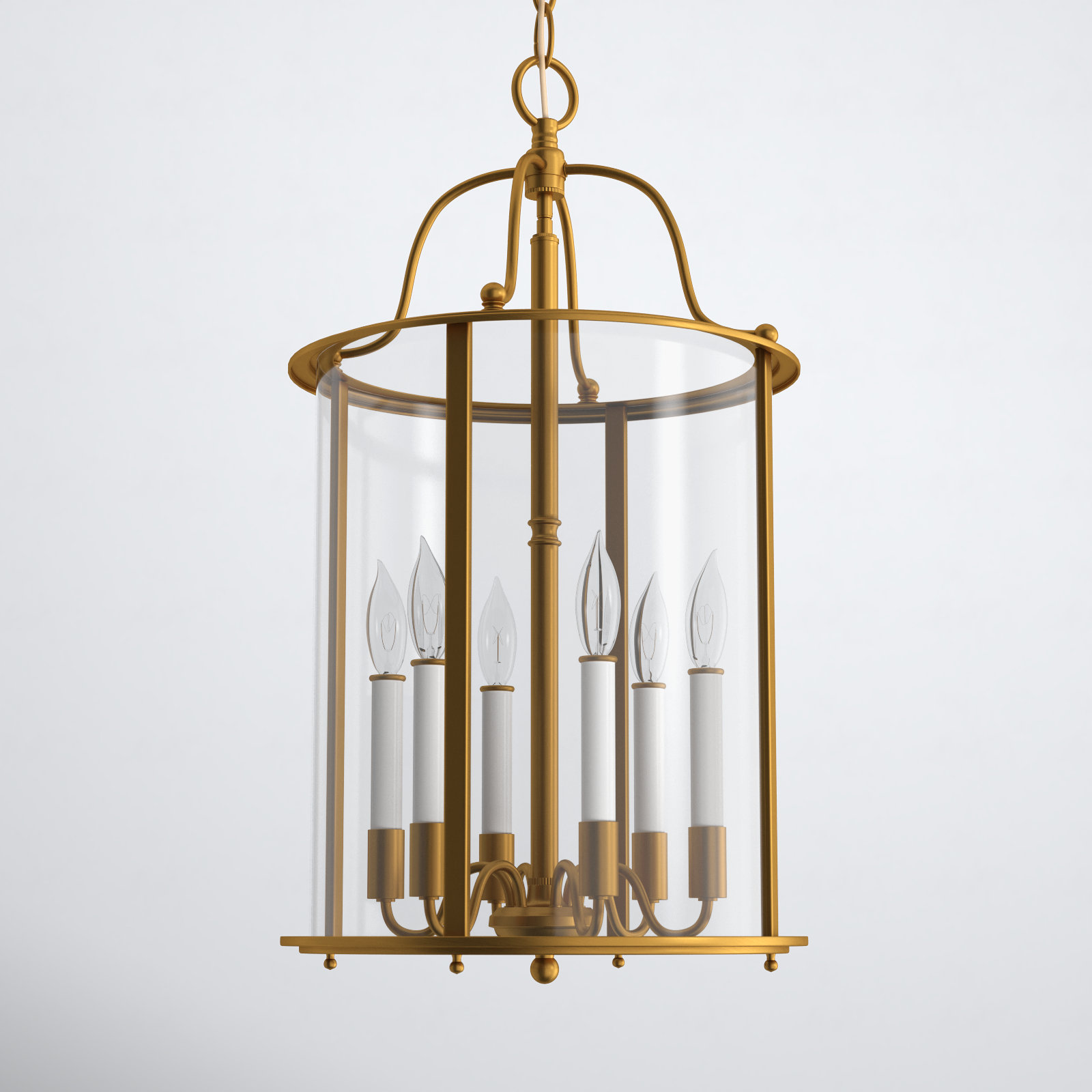 Tide Chandelier, Heirloom Brass