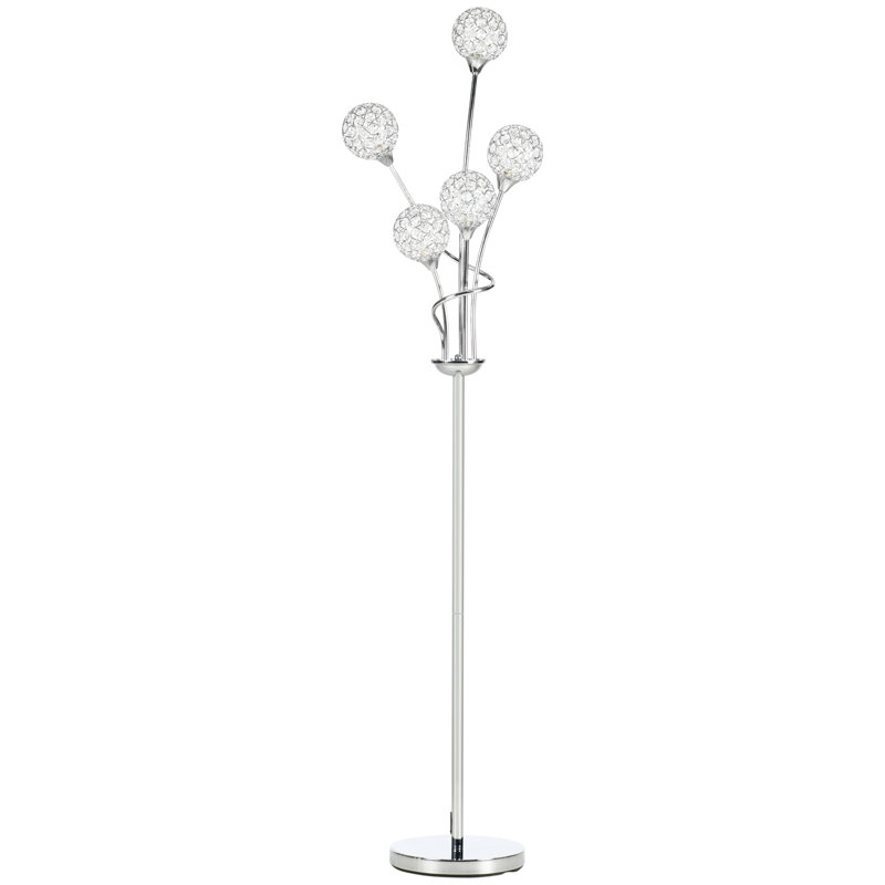 Congerville 156cm Tree Floor Lamp, Silver