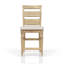 Tabouret de comptoir en bois massif l 19,5 po x P 24 po x H 42,25 po Caramel