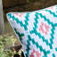 Geometric Square Cushion-104585812