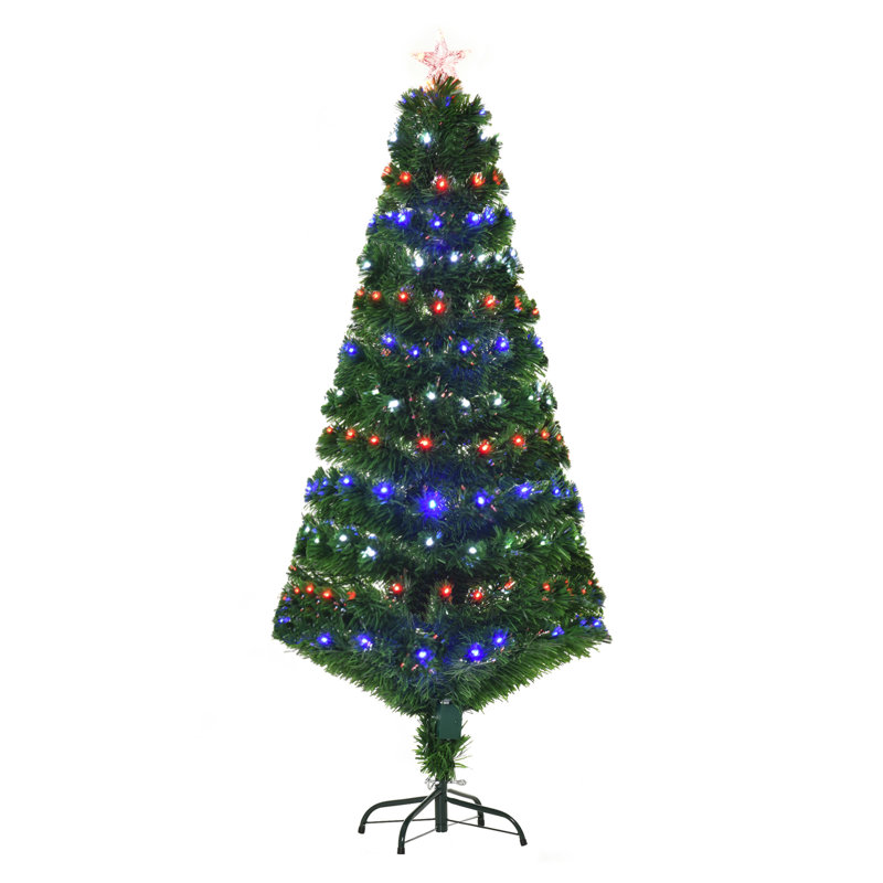 Lighted Artificial Christmas Tree, 5'