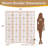 4 Panel Folding Wood Room Divider