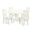 L'ensemble de mobilier de salle à manger 5 pièces comprend une table de cuisine ovale avec papillon et 4 chaises de salle à manger, babeurre et cerise-985002090-987826143