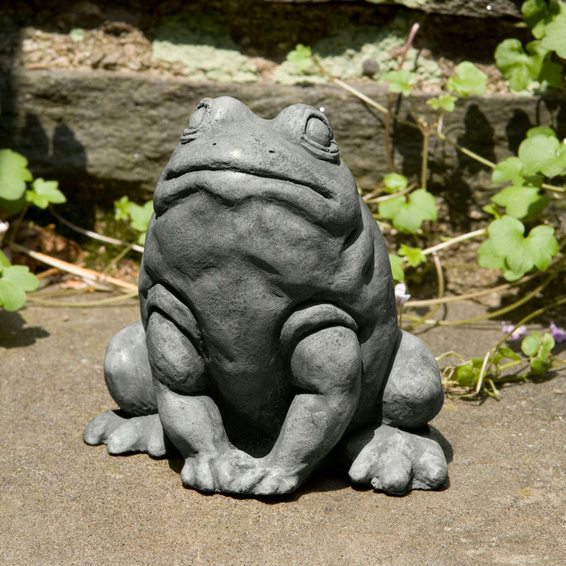 Frog Garden Statue, Alpine Stone