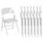 Durable Foldable All-Metal Chairs - Set of 8 for Versatile Use-1809737465