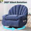 Fauteuil inclinable et pivotant large de style moderne-222553712-202466323