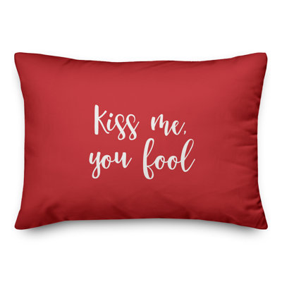  Coussin Kiss Me You Fool