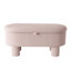 Repose-pieds moderne avec rangement et repose-pieds en velours côtelé pour chambre à coucher, salon et chambre à coucher, rose-129756812-129756813-129756815