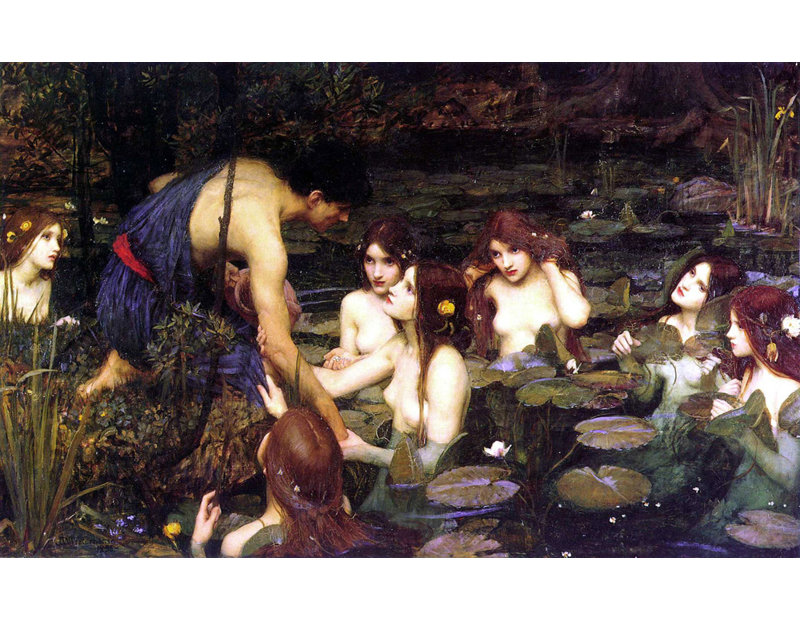 Hylas et les Nymphes