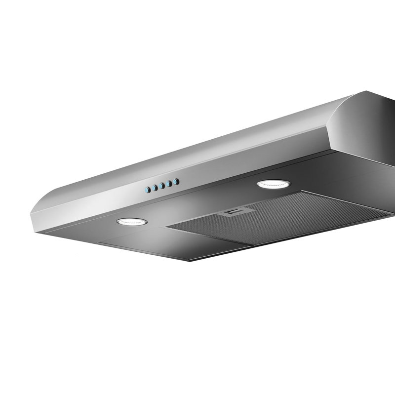 Hotte sous un meuble convertible 30 pouces 280 CFM, Acier inoxydable