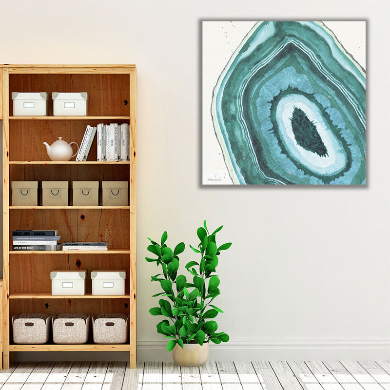 Geode II - reproduction d'art sur toile, H 12 po x l 12 po