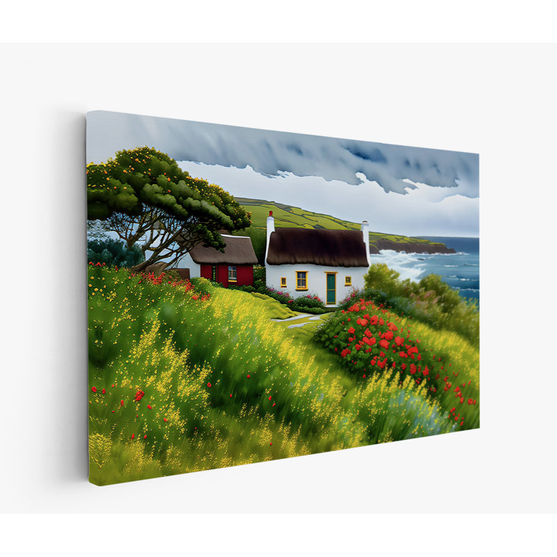 Beach Cottage, 20" H x 30" W