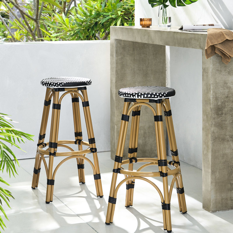 Aluminium noir, 2 pièces, pour espace de vie principal, dimensions 15,25 po, style français, large, profond, 29,50 po de hauteur