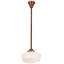 Luminaire suspendu 1 lumières scolaire single Moshier