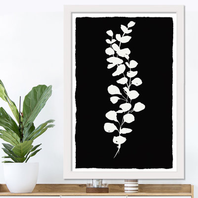 " Black And White Botanical "