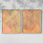 Peach Bliss III - reproduction encadrée de qualité supérieure - prête à être accrochée - aucun clou requis - aucun clou requis-81356018-81356017