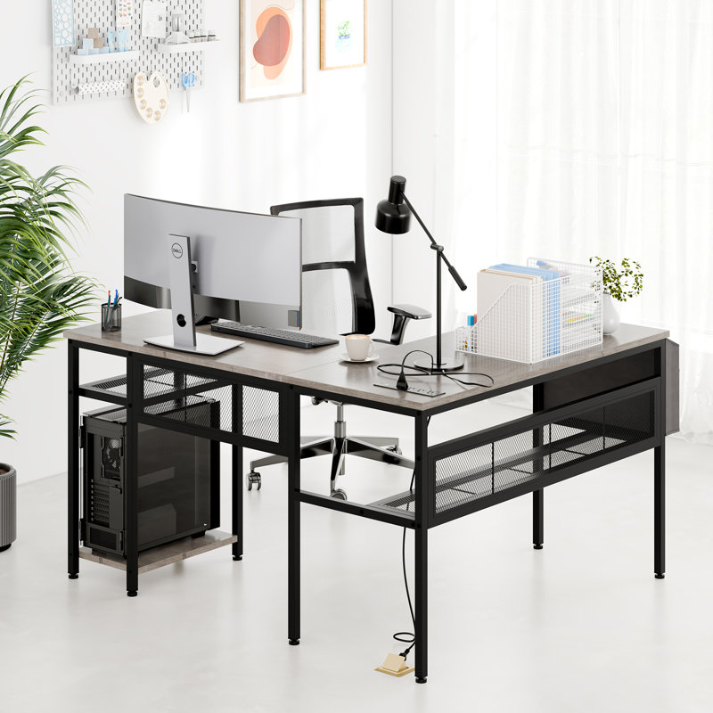 Bureau d'ordinateur en L Verlis