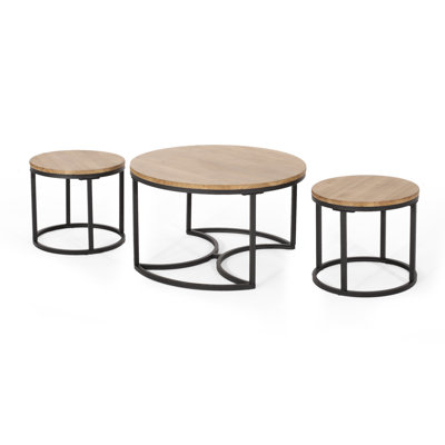 Ensemble de tables basses 3 pièces Gerrish