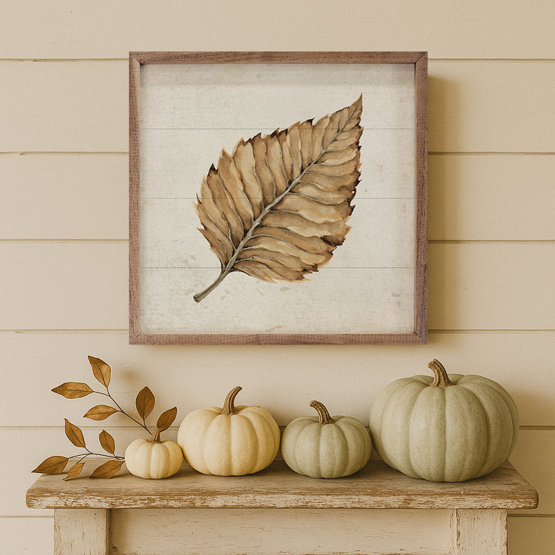 Beech Leaf, 16" H x 16" W