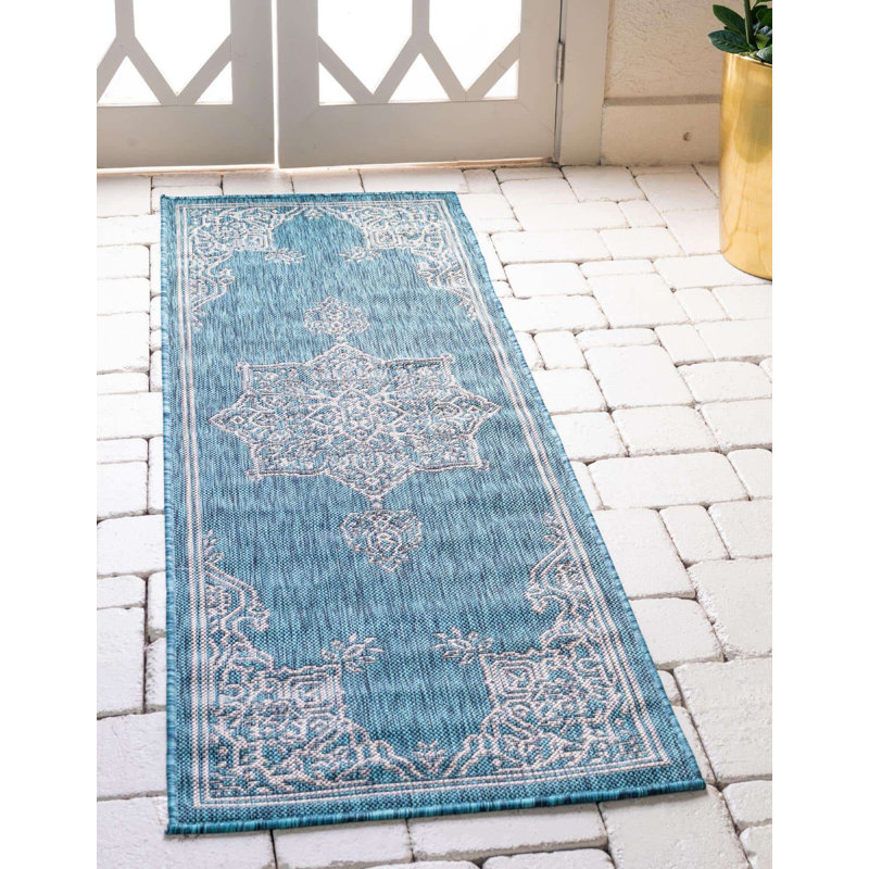 Tapis extérieur vert foncé, Tapis de couloir 2 pi x 6 pi