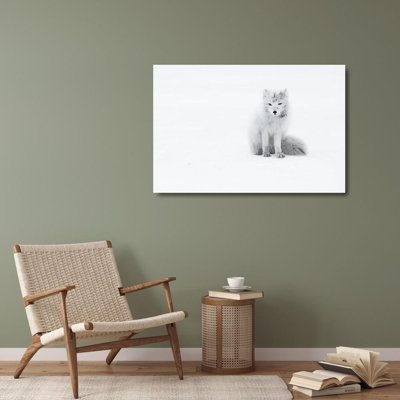 Lark Manor™ Marchegiani, Roberto Gallery Wrapped Canvas Art Titled: Arctic Fox