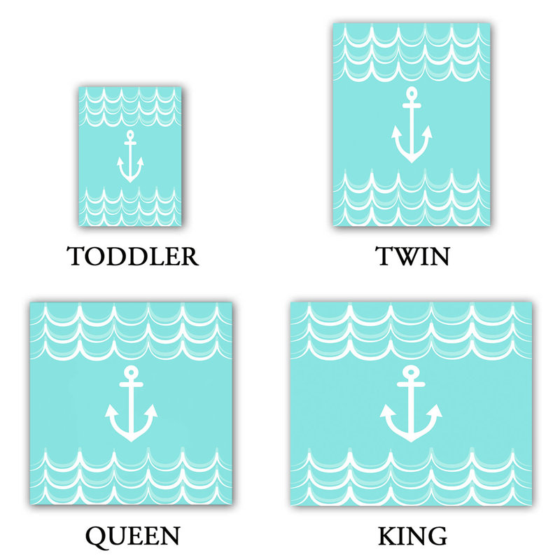  Housses de couette en microfibre Aqua, Housse de couette pour grand lit et 2 taies décor