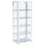 5-shelf Display Curio Cabinet with LED Lighting-115881978