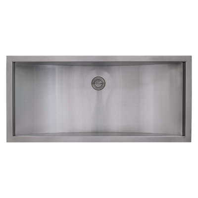Ruvati 30 x 14 inch Stainless Steel Rectangular Bathroom Sink Undermount