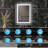Smart LED Bathroom Mirror with Adjustable Color Temperature, Dimmable, Defogging-1828910551