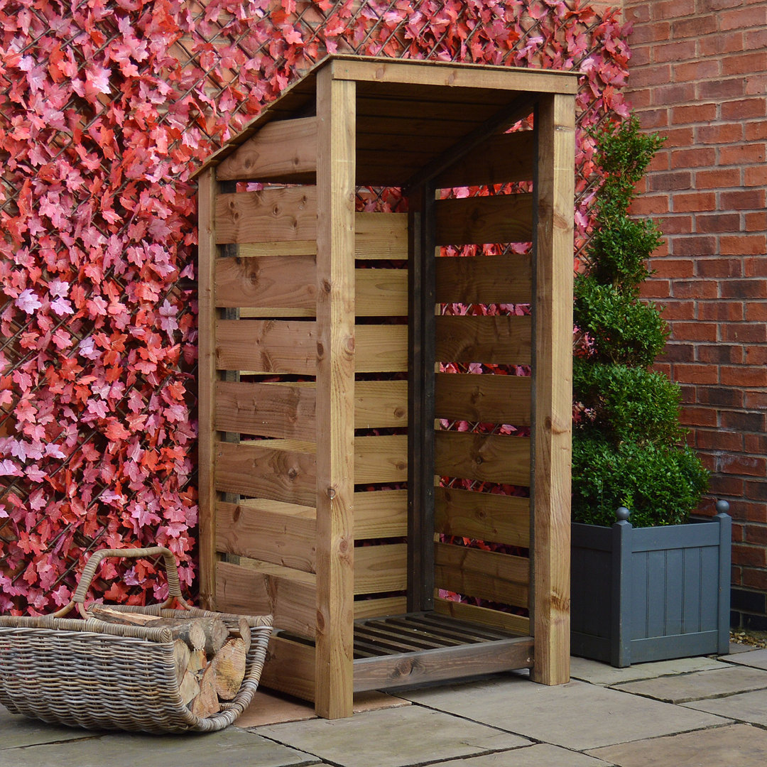 3 Ft. x 3 Ft. Wood Log Store