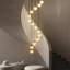 Lustre d'escalier en albâtre à 14 lumières