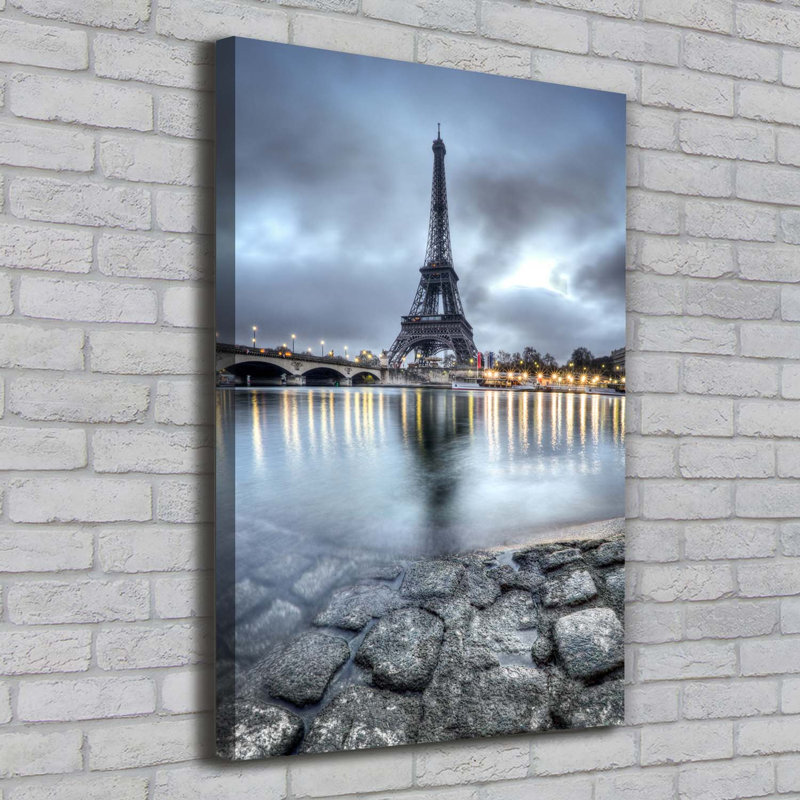 Eiffel Tower Paris - Wrapped Canvas Print