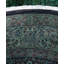 Overdyed Hand-Knotted Wool Modern-Contemporary Green Area Rug 8' 3" x 8' 4"
